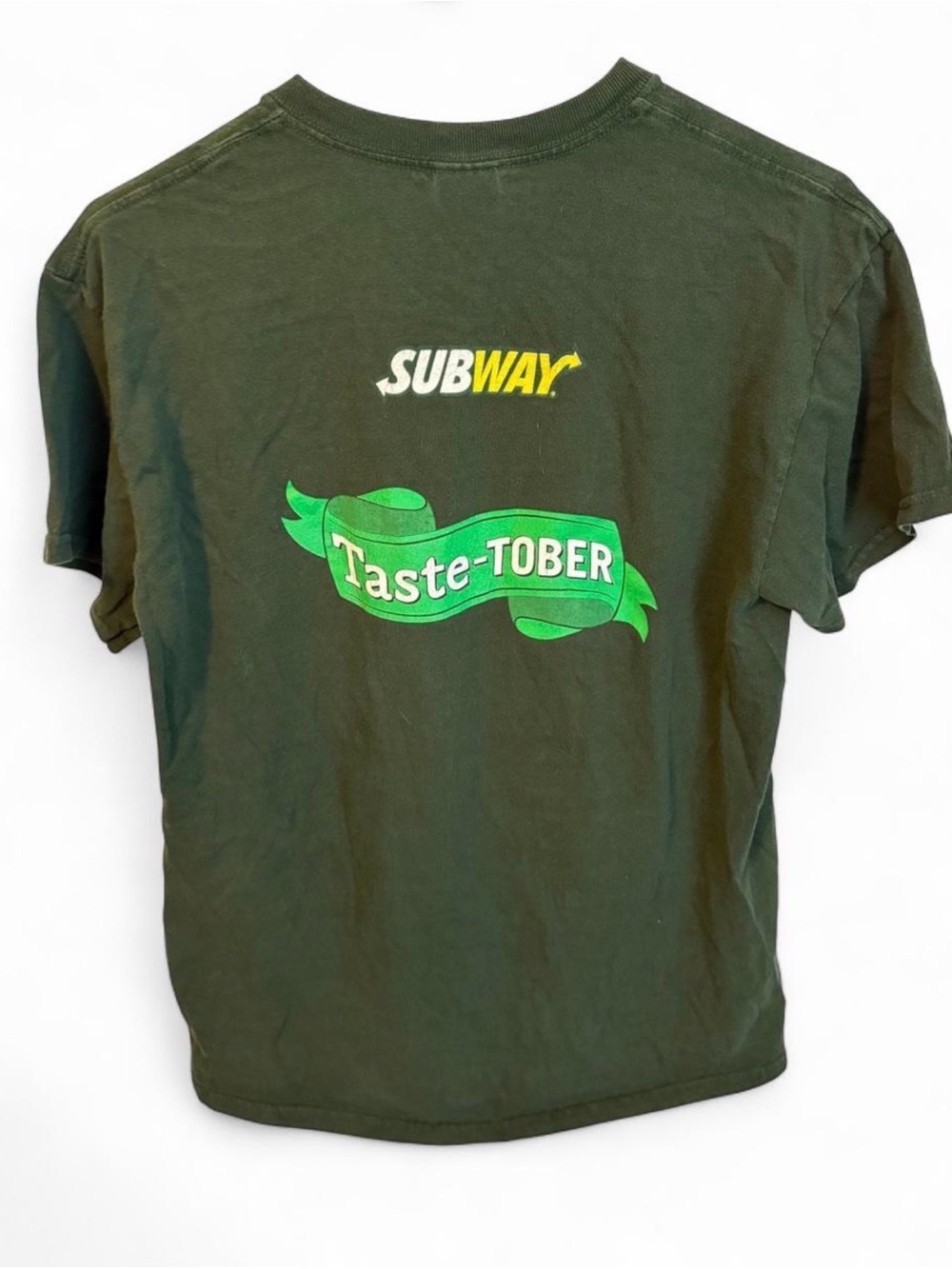 Gildan Dark Green "Tuscan Chicken Melt" Graphic Tee - Picture 3 of 4